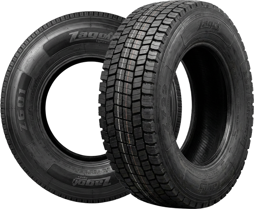 Pneus ZAGO TYRES Z601 e Z722